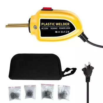 200Pcs Hot Stapler Plastic Welding Machine 100W Welding Equipment Bumper Repair Kit Home DIY