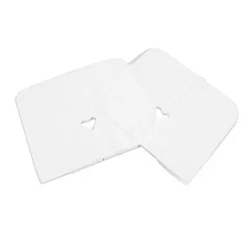 200 шт. Массажные накладки на лицо Одноразовые Удобные Чехлы для подголовника Тканевые Белые для дома Салона