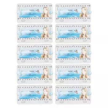 200pcs Teeth Brackets Braces 0.018inch Bondable 345 Hooks Tooth Roth Bracket for Clinic