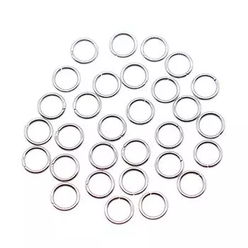 200шт. Кольцо для прыжков, Ювелирные изделия, аксессуары, Нержавеющая сталь, Нержавеющая сталь 0,7X5 мм.