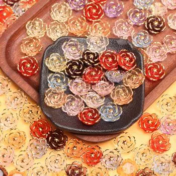 200шт розовые бусины акриловая цепочка для телефона аксессуар для самостоятельного изготовления 18,6 мм