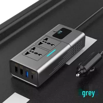 200W Car Power Inverter with Digital Display, DC12V to AC220V Converter