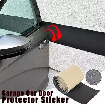 200x20 см Гаражная противоударная полоса для защиты двери автомобиля, резиновая полоса для защиты бампера, водонепроницаемые защитные накладки для стен, безопасная парковка чёрный