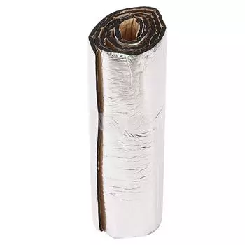 200x50 см автомобильный звукоизоляционный пенопластовый коврик толщиной 10 мм, серебристый, для задней стенки капота