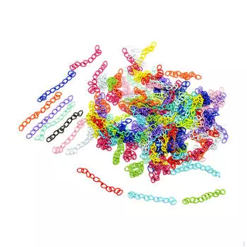 200x декораторских цепочек-удлинителей, соединительных цепочек для ключей, многофункциональные цепочки-хвосты