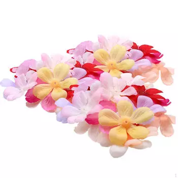 200x Поддельные лепестки цветов Искусственные цветы Украшение Цветение гардении для прохода свадебного стола