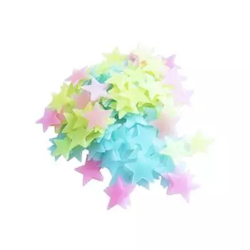 200x Stick And Stay Glow In Dark Star Stickers For Wonderful Starry Sky Glow In Dark Stickers