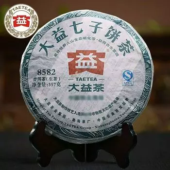 2011 TAETEA 8582 Menghai 103 Batch Пуэр Сырой чай Пуэр Шэн Пуэр Торт 357г