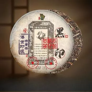 2012 Yunnan Pu er Tea Batch Tea Leaves Raw Black Mark Antique Tea Cake 357g