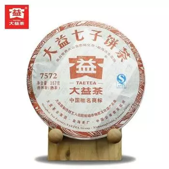 2012г TAETEA Menghai 7572 Batch 202 Спелый Пуэр Дайи Шу Пуэр 357г