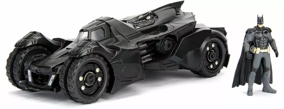2015 Batmobile Arkham Knight черный с литой фигуркой Бэтмена 1/24 чёрный