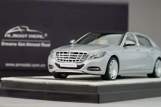 2016 Iridium Silver scale готовый продукт миникар 420103 [Почти настоящий] Mercedes-Maybach S-Class - - 1/43 серебряный