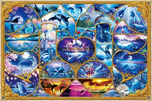 2016 Пазл Lassen Masterpiece Collection Очень Маленький Элемент [Светящийся Пазл] (50x75cm)