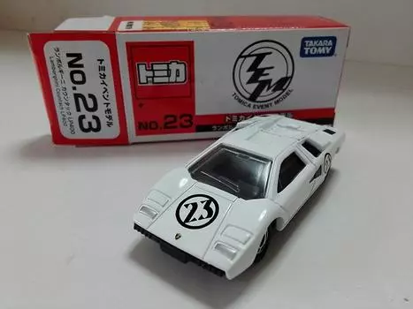 2016 Tomica Event Model Lamborghini Countach LP400 Shop Clear Case Included Name Included Shipped from Amazon Warehouse No.23 2My