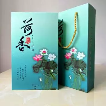 2017 Аньхуа Темный чай Фу Чай Золотой цветок лотоса с ароматом темный прессованный чай 1000г 1000g