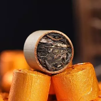 2017 год Верховный Бамбуковый Биндао Древний Пуэр Пуэр Чай Юньнань Сырой 500г