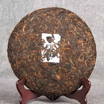 2017 Старое дерево, чистый материал, ферментированный спелый чай Пу Эр, Исландский чай с золотыми бутонами Шу Пуэр, 357 г
