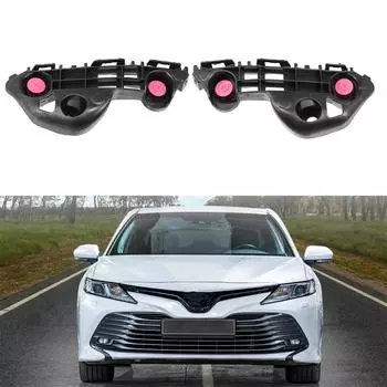 2018-21 Toyota Camry Кронштейн переднего бампера, Левый + Правый, Фиксатор, Крепление, Опора