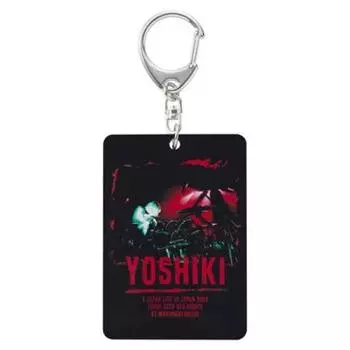 2018 Crimson Night MAKUHARI MESSE официальные товары YOSHIK I брелок D Pattern [X JAPAN] 3DAYS-