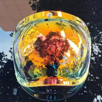 2018 Высокое качество мотоциклетное лобовое стекло винтажный шлем стиль шлем реактивный шлем пенопластовый козырек 12 вариантов цвета