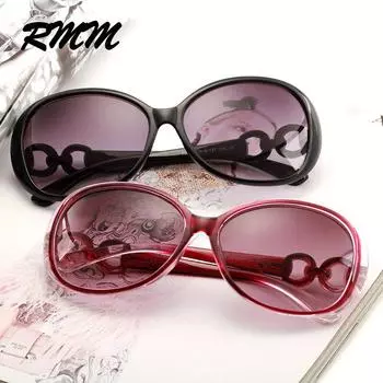 2019 брендовые модные винтажные круглые женские солнцезащитные очки RMM, женские солнцезащитные очки, женские очки чёрный