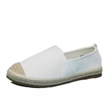 2019 Лоферы Обувь Женские Слипоны Плоские Однотонные Весна Лето Женские Круглые Носки Белые Туфли Женские Кожаные Мокасины Женские Лоферы 3