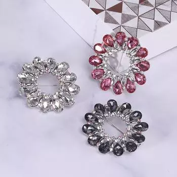 2019 Новая брошь с каплями воды и жемчугом, горный хрусталь, аксессуары для одежды из сплава и бриллиантов в виде капли масла