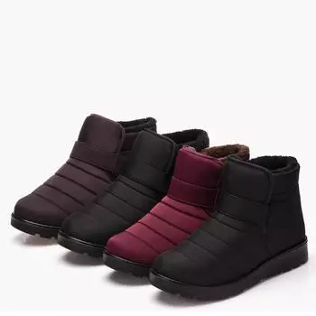 Тёплые водонепроницаемые высокие ботинки унисекс, размеры 35-46 41 коричневый