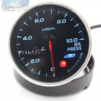 2019 Новый гоночный автомобиль 12 В для 64-цветной подсветки, регулируемый манометр 10 бар с механическим датчиком давления (NPT1/8 ) чёрный