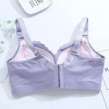 2019 новый продукт, немагнитный тонкий женский бюстгальтер для нижнего белья, удобный бюстгальтер без стальных колец, прямые продажи нижнего белья 34/75B красный