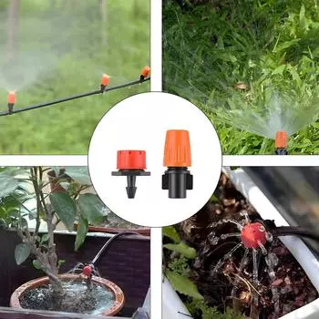 201 шт., комплект автоматической системы полива для капельного орошения сада, регулируемая 164-футовая водопроводная труба для сада, патио, газона, сельскохозяйственных угодий