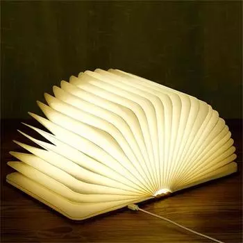 2020 Горячая продажа USB аккумуляторная складная книга со светодиодной подсветкой 2 кленовый