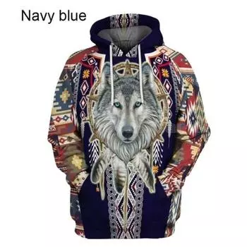 2020 Новый стиль толстовки с принтом в родном стиле для мужчин и женщин, классические толстовки с капюшоном, куртка с круглым вырезом, повседневная толстовка с 3D-принтом для косплея S