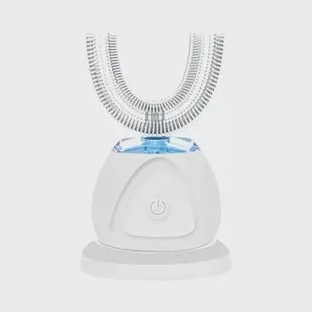 2020 Перезаряжаемая U-образная звуковая электрическая зубная щетка — водонепроницаемая, отбеливающая, портативная