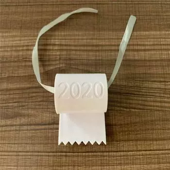 2020 Рождественское украшение на елку в виде рулона туалетной бумаги, Рождественское украшение, Особая подвеска