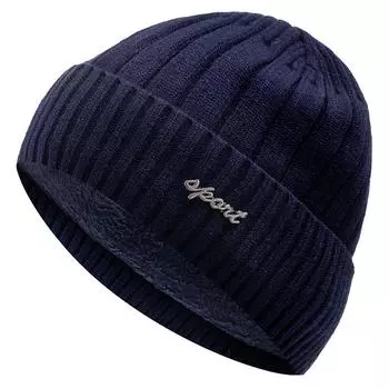 2020Новая зимняя шапка унисекс, теплая флисовая шапка, прямой дизайн, мягкая шапка-бини для мужчин и женщин, утепленная лыжная спортивная вязаная шапка 55cm-60cm