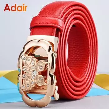 2021 Дизайнерский ремень для платья из коровьей кожи, женский брендовый белый/красный/черный ремень шириной 2,4 см с автоматической пряжкой, женский ремень CasualLB2204 85cm белый