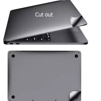 2021 для 2022 2023 Macbook Pro 14 16 дюймов A2442 A2485 Air Pro 13 2020 A2337 наклейка на кожу тела передняя и задняя пленка против царапин 2019 Pro16 A2141 серебряный