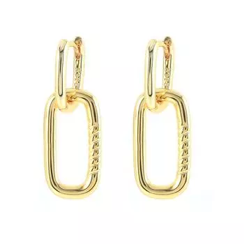 2021 Геометрические серьги с двойным кольцом, женские серьги-гвоздики с бриллиантами, простые серьги в стиле ретро в стиле хип-хоп S925