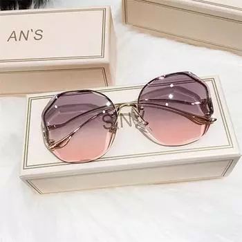 2021 Градиент Женские Солнцезащитные Очки Ocean Water Cut С Обрезными Линзами Женские UV400