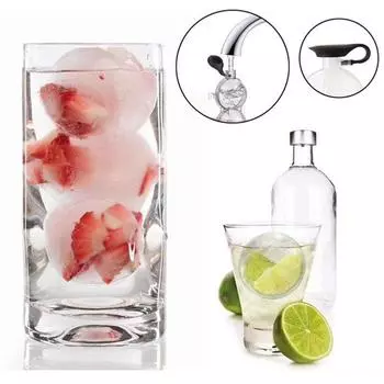 2021 Ледогенератор 4 отверстия Форма Пищевой Мягкая силиконовая форма Удобный кухонный инструмент