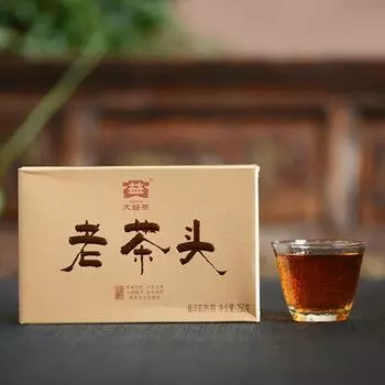 2021 Юньнань Дайи Лао Ча Тоу Старый чай Пуэр Пуэр Кирпичный спелый чай Пуэр 250г 2101
