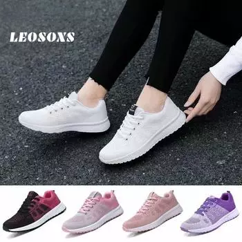 Дышащие женские кроссовки 2021 35 белый