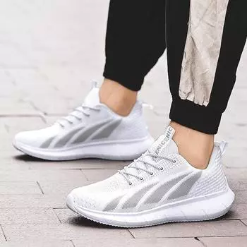 2021 Лето Весна Мужская Обувь Fly-Woven Mesh Дышащая Спортивная Обувь Универсальная Повседневная Модная Обувь 39