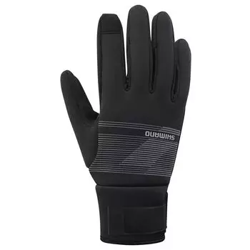 2021 Model SHIMANO Cycling Gloves Windbreak Thermal Gloves METALLIC GRAY Estimated hand circumference L size 22.9cm ~ 24.8cm