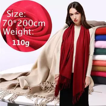 2021 модные женские шарфы с кисточками, шали и накидки, женские дизайнерские однотонные женские хиджабы-палантины, длинные платки из пашмины, платки на голову