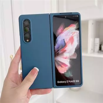 2021 модный глянцевый многоцветный чехол для Samsung Galaxy Z Fold 3, антидетонационные роскошные чехлы для Fold3 F9260 чистый