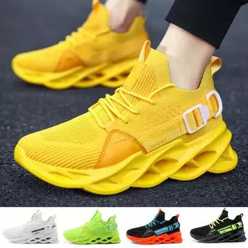 2021 Мужские модные дышащие кроссовки для бега Легкая повседневная спортивная обувь 43