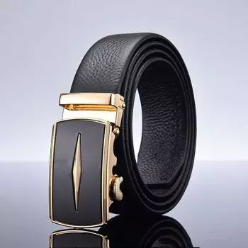 2021 Новые мужские ремни из натуральной кожи с автоматической пряжкой, леопардовые роскошные деловые ремни для мужчин, мужской ремешок 95CM серебряный