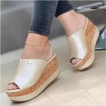 2021 Summer European and American Wedge Sandals for Women 36